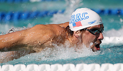 Zwei Wochen vor der Schwimm-WM in Topform: US-Schwimmstar Michael Phelps