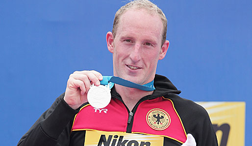 Thomas Lurz hat über zehn Kilometer die Silbermedaille geholt