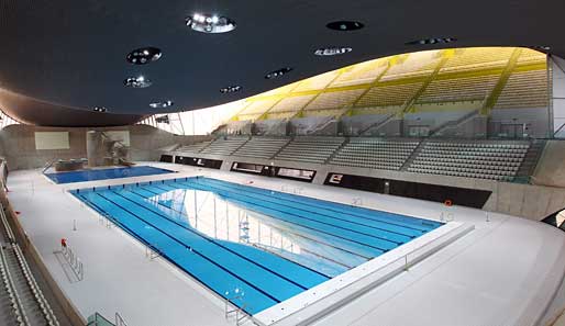 Die Schwimm-EM findet nun in der olympischen Schwimmhalle von London statt