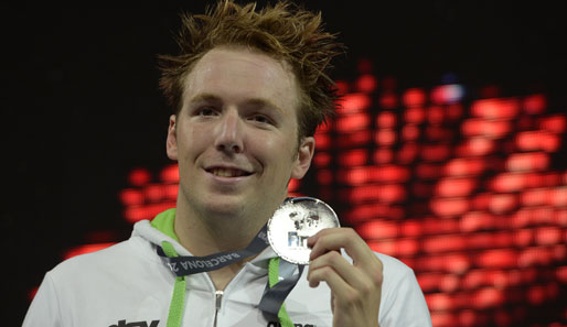 Marco Koch gewann bei der WM in Barcelona die Silber-Medaille