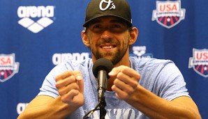 Michael Phelps zeigt sich vor dem Schwimm-Grand-Prix in Charlotte ehrgeizig