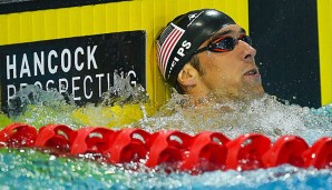 Michael Phelps ist kaum zurück im Becken und schon erfolgreich