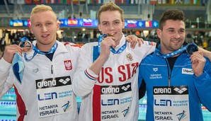Sebastian Szczepanski war bei der Kurzbahn-EM Anfang in Israel zu Bronze geschwommen