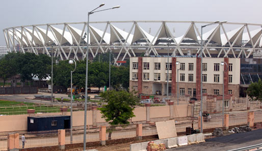 Im Jawaharlal Nehru Stadion sollen vom 3. bis 14. Oktober die Commonwealth Games steigen