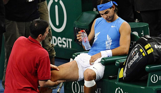 Die Spanier bangen um den Einsatz ihres Stars Rafael Nadal im Davis-Cup-Finale