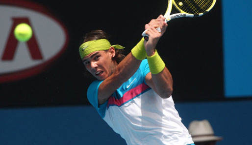 Kraftvoll in die nächste Runde bei den Australian Open: Rafael Nadal