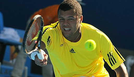Der 23-jährige Jo-Wilfried Tsonga spielt seit 2004 auf der ATP-Tour