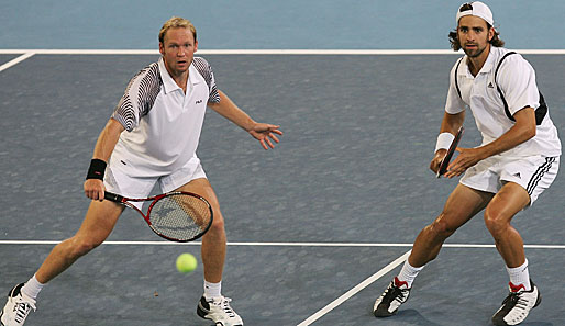Rainer Schüttler (li.) und Nicolas Kiefer (re.) holten 2004 Olympia-Silber im Doppel