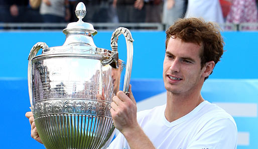Andy Murray sicherte sich beim ATP-Turnier in Queen die Trophäe