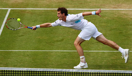 Andy Murray verlor 2008 in Wimbledon im Viertelfinale gegen Rafael Nadal