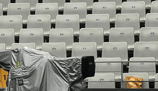 Aus Angst vor Ausschreitungen waren beim Tennisspiel in Malmö keine Zuschauer im Stadion