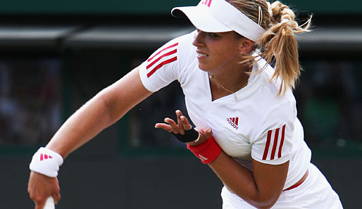 Voll konzentriert ging Sabine Lisicki in die Partie gegen French-Open-Siegerin Swetlana Kuznetsowa
