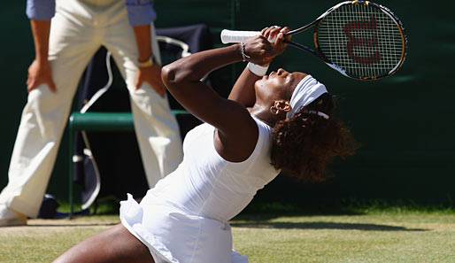 Für Serena Williams ist es der dritte Triumph auf dem heiligen Rasen von Wimbledon