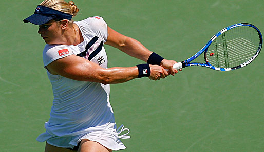 Kim Clijsters musste sich beim WTA-Turnier in Toronto Jelena Jankovic geschlagen geben