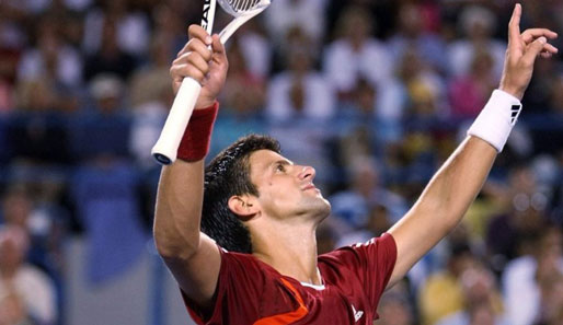 Novak Djokovic trifft im Finale auf den Schweizer Roger Federer