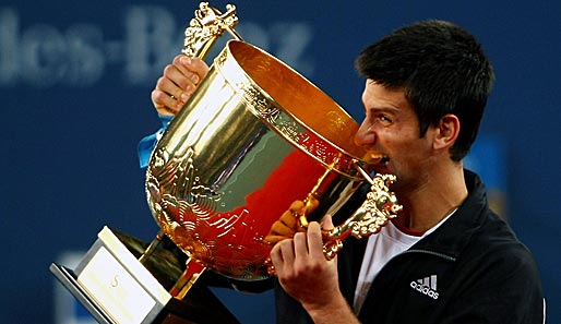 Novak Djokovic feierte mit dem Sieg über Marin Cilic seinen 14. Erfolg auf der ATP Tour