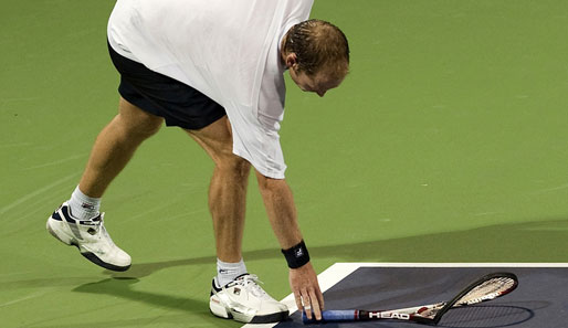 Rainer Schüttler verlor in Shanghai das Achtelfinale gegen Novak Djokovic glatt in zwei Sätzen