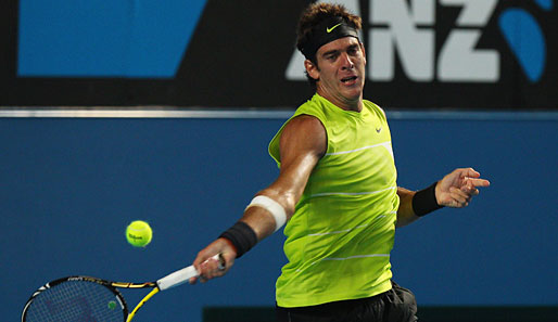 Juan Martin del Potro gewann 2009 die US Open im Finale gegen Roger Federer