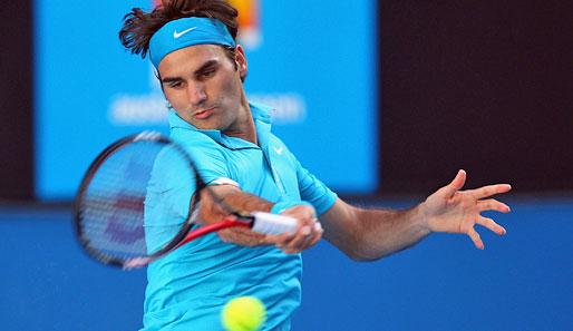 Roger Federer machte in den ersten eineinhalb Sätzen 25 leichte Fehler