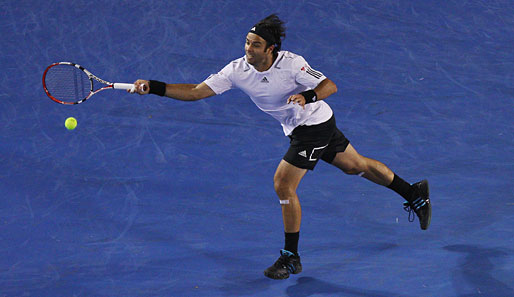 Fernando Gonzalez scheitert bei den Australian Open 2010 in Runde Vier an Andy Roddick