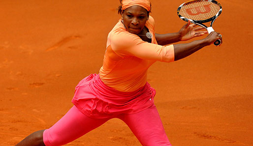 Serena Williams ist nach ihrer langen Wettkampfpause noch nicht wieder in Bestform