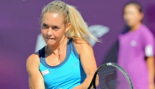 Klara Zakopalova hatte Julia Görges in der ersten Runde mit 7:5, 2:6, 7:5 besiegt