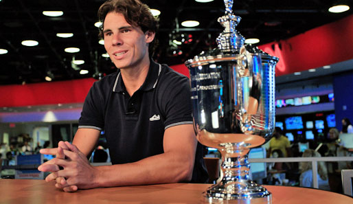 Rafael Nadal gewann in diesem Jahr neben den US Open auch die French Open und Wimbledon