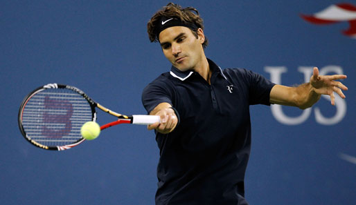 Roger Federer steht nach seinem Sieg über Robin Söderling im Halbfinale