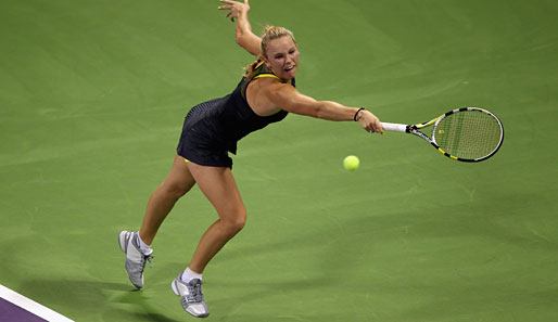 Die Weltranglisten-Erste Caroline Wozniacki war 2010 in Stuttgart am Start