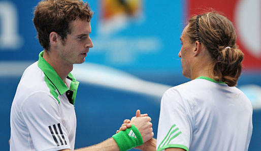 Andy Murray steht nach seinem Sieg gegen Alexander Dolgopolow im Halbfinale