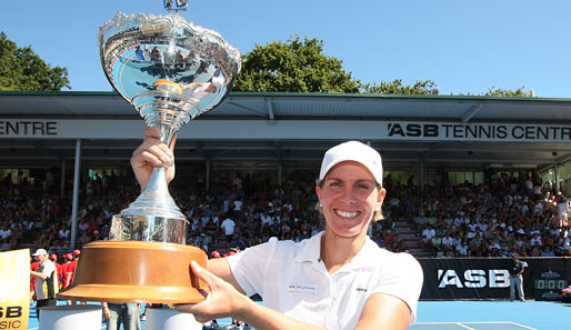 Greta Arn hat in Auckland ihr zweites WTA-Turnier gewonnen