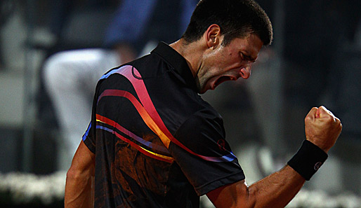 Novak Djokovic feierte in Rom seinen siebten Turniersieg in diesem Jahr