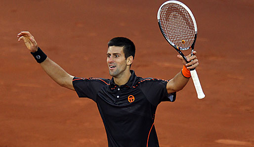 Durchbrach die Siegesserie von Rafael Nadal auf Sand: Der Serbe Novak Djokovic