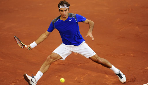 Auch im "hohen" Alter ist Roger Federer noch gelenkig wie eh und je
