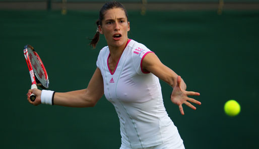 Andrea Petkovic muss in Wimbledon zumindest in der Einzel-Konkurrenz die Segel streichen