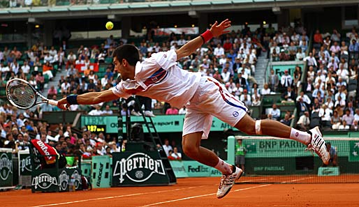 Kassierte in Paris gegen Roger Federer seine erste Saisonniederlage: Novak Djokovic