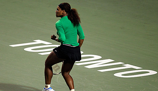 Serena Williams hat das WTA-Turnier in Toronto gegen Sam Stosur gewonnen