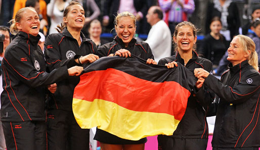Wollen wieder große Erfolge im Fed Cup feiern: Das deutsche Fed-Cup-Team