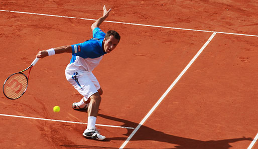 Philipp Kohlschreiber hat beim ATP-Turnier in Metz das Achtelfinale erreicht