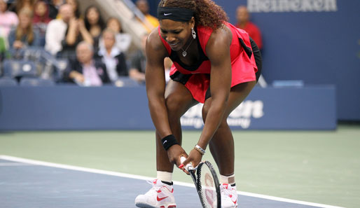 Serena Williams wurde für ihren Ausraster mit einer Geldstrafe belegt