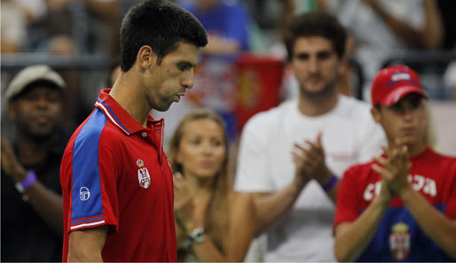 Novak Djokovics Verletzung zwang ihn auch beim Davis-Cup-Aus gegen Argentinien zur Aufgabe