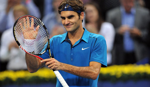 Roger Federer gewann in Paris erst das dritte Turnier in dieser Saison