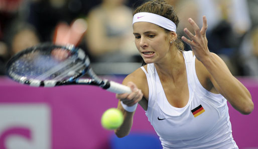Julia Görges musste sich trotz 1:0-Satzführung Petra Kvitova geschlagen geben