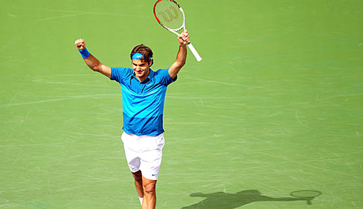 Roger Federer hatte mit John Isner keine Mühe und gewann problemlos