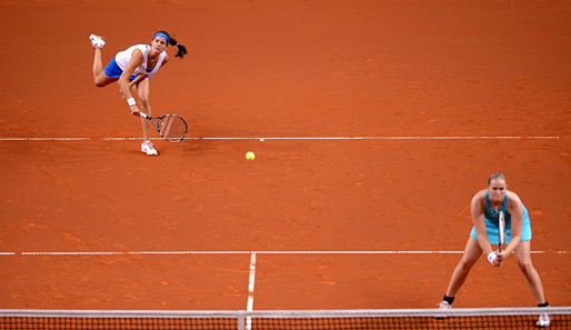 Julia Görges und Anna-Lena Grönefeld haben den Doppel-Titel in Stuttgart verpasst