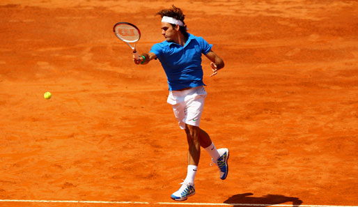 Roger Federer lieferte sich gegen Juan Carlos Ferrero einen ordentlichen Kampf
