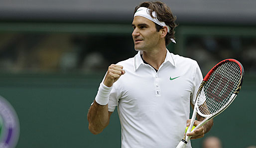 Roger Federer wäre bei einem Wimbledonsieg wieder die Nummer eins der Welt