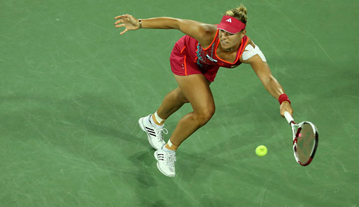 Angelique Kerber gewann ihr Semifinale gegen Petra Kvitanova in drei Sätzen