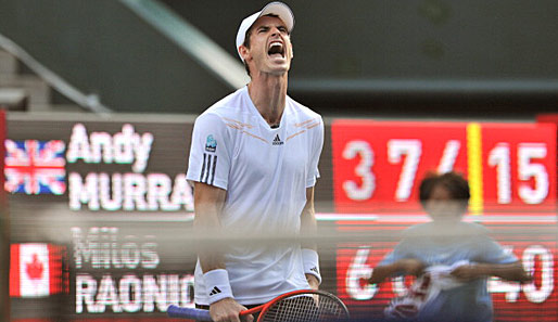 Andy Murray vergab im Halbfinal-Match in Tokio zwei Matchbälle gegen Milos Raonic