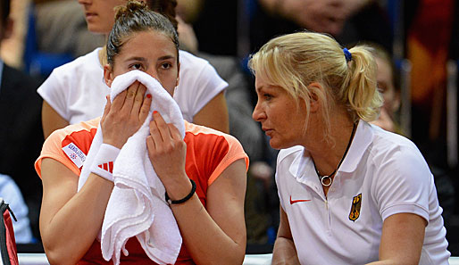 Barbara Rittner (r.) betreut bereits seit 2005 das deutsche Fed-Cup-Team